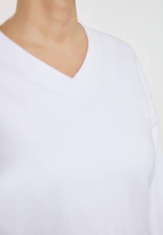 myMo ROCKS Μπλούζα φούτερ σε λευκό