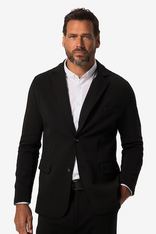 JP1880 Slim Fit Sakko in Schwarz: predná strana