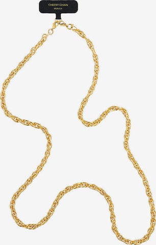 Cheeky Chain Munich Handykette 'Gretl' in Gold: Vorderseite
