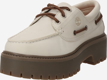 TIMBERLAND Обувь на шнуровке в Белый: спереди