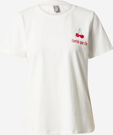 T-shirt 'Gith' CULTURE en blanc : devant