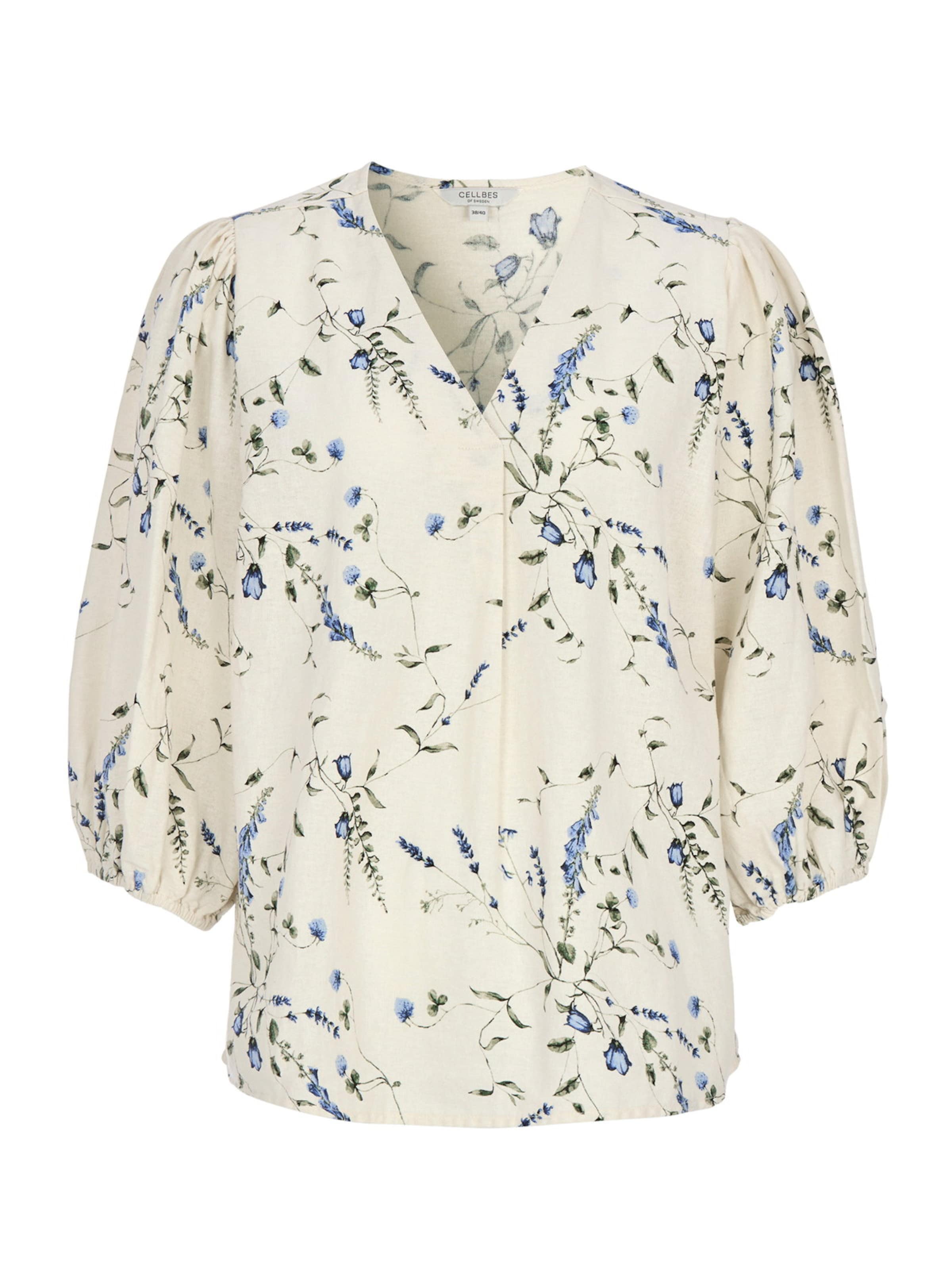 Cellbes of Sweden Blouse in Opal / Light grey / Dark green, Item view