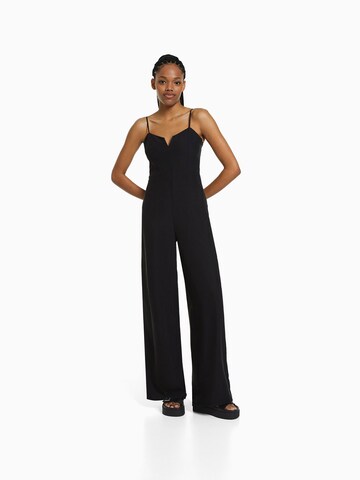 Tuta jumpsuit di Bershka in nero