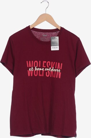 JACK WOLFSKIN T-Shirt 4XL in Rot: predná strana