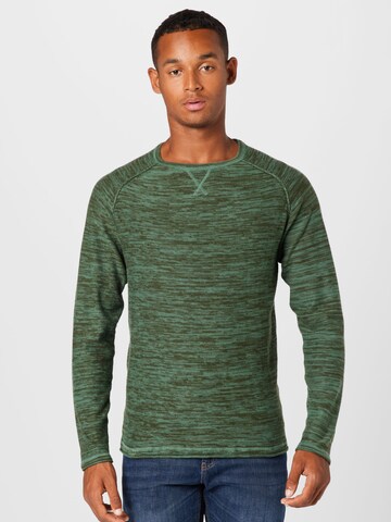 BLEND Sweater in Green: front