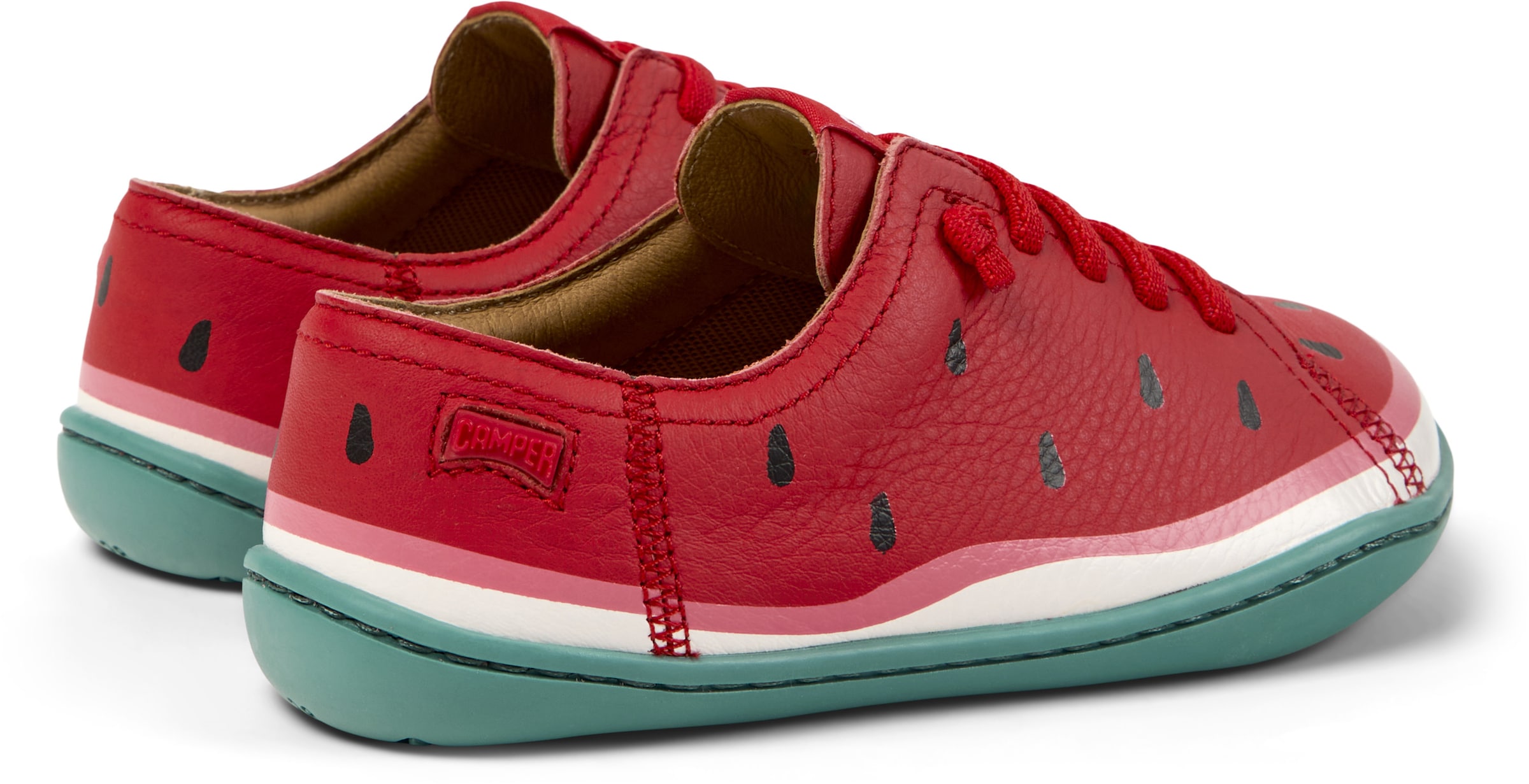 CAMPER Sneakers 'Peu Cami Twins' in Rood