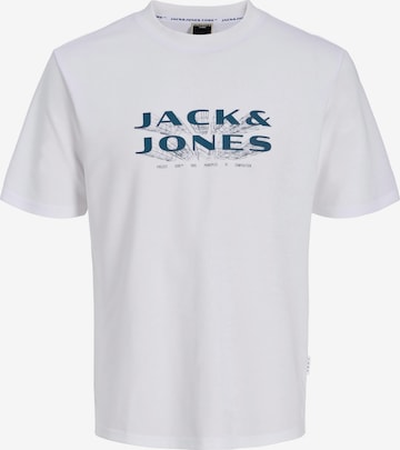 T-Shirt 'JCOFUSION' Jack & Jones Junior en blanc : devant