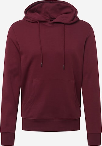 sarkans JACK & JONES Sportisks džemperis: no priekšpuses