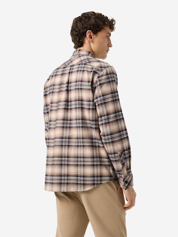 BOGNER Comfort fit Button Up Shirt 'Heiko' in Beige