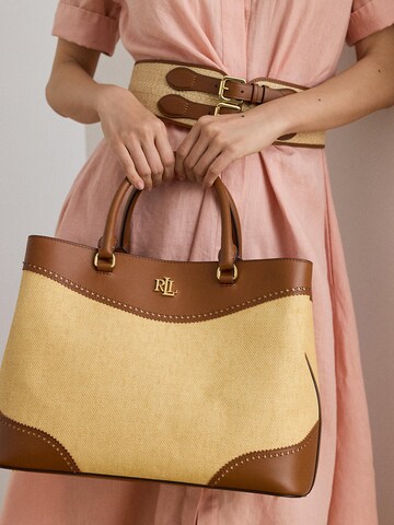 Lauren Ralph Lauren Ročna torbica 'MARCY' | bež barva