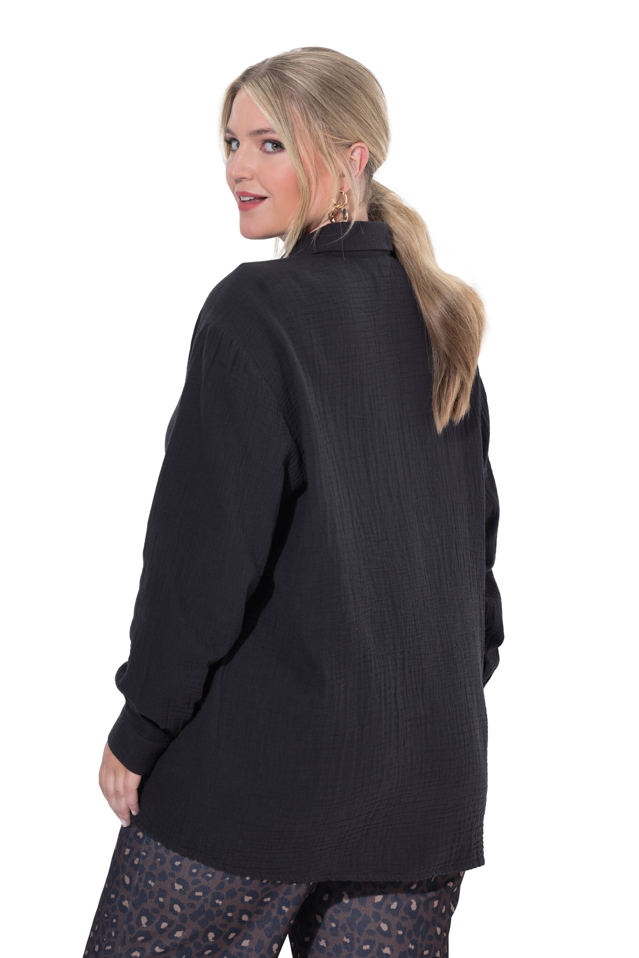 MIAMODA Bluse in Schwarz