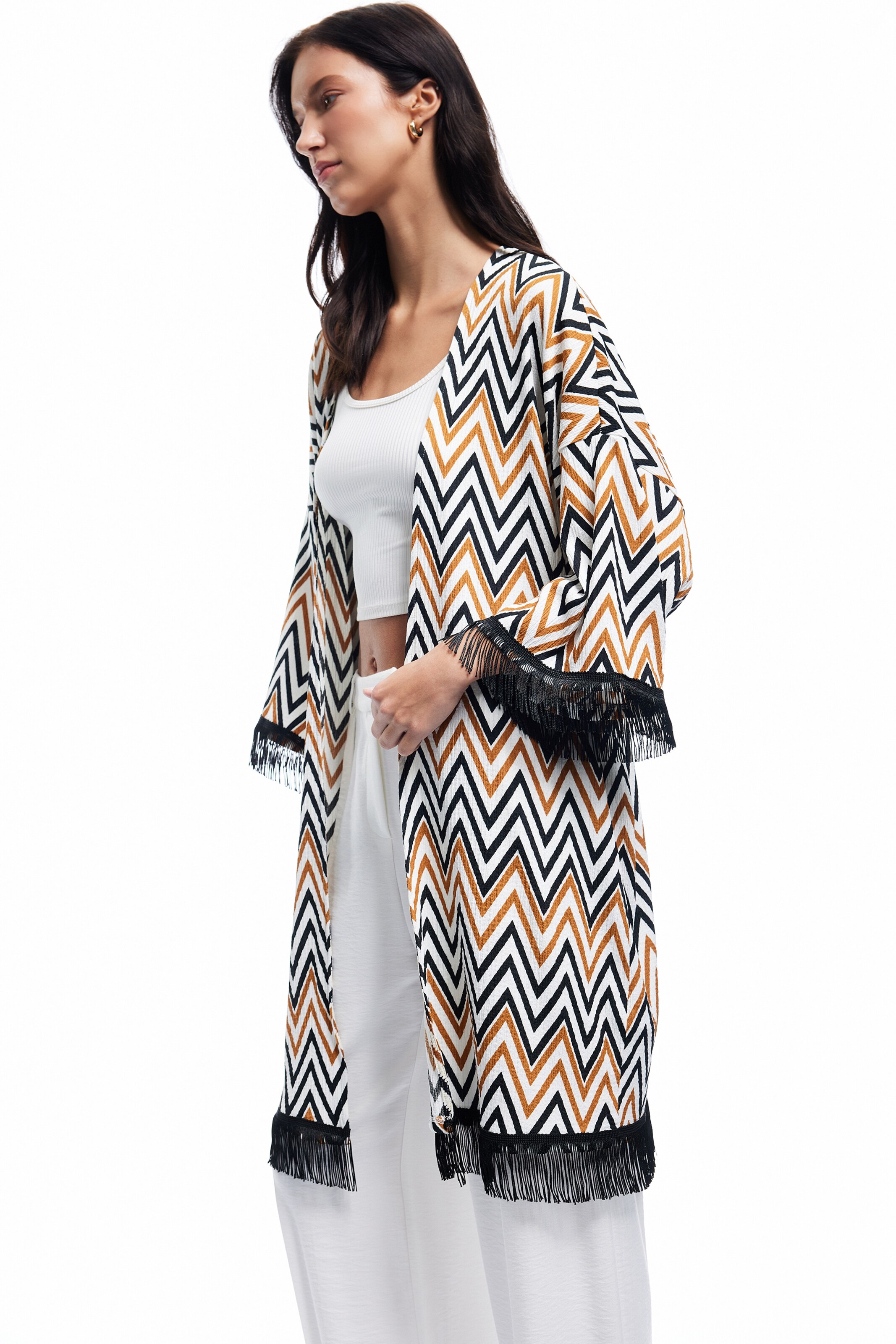 Koton Kimono in White