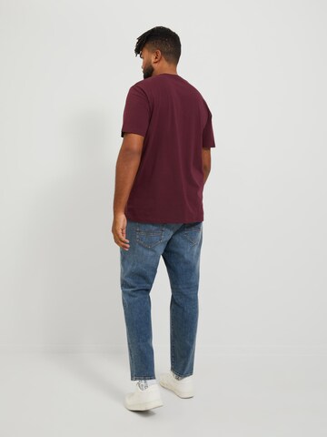 Coupe slim Jean 'JJIGlenn Fox' Jack & Jones Plus en bleu