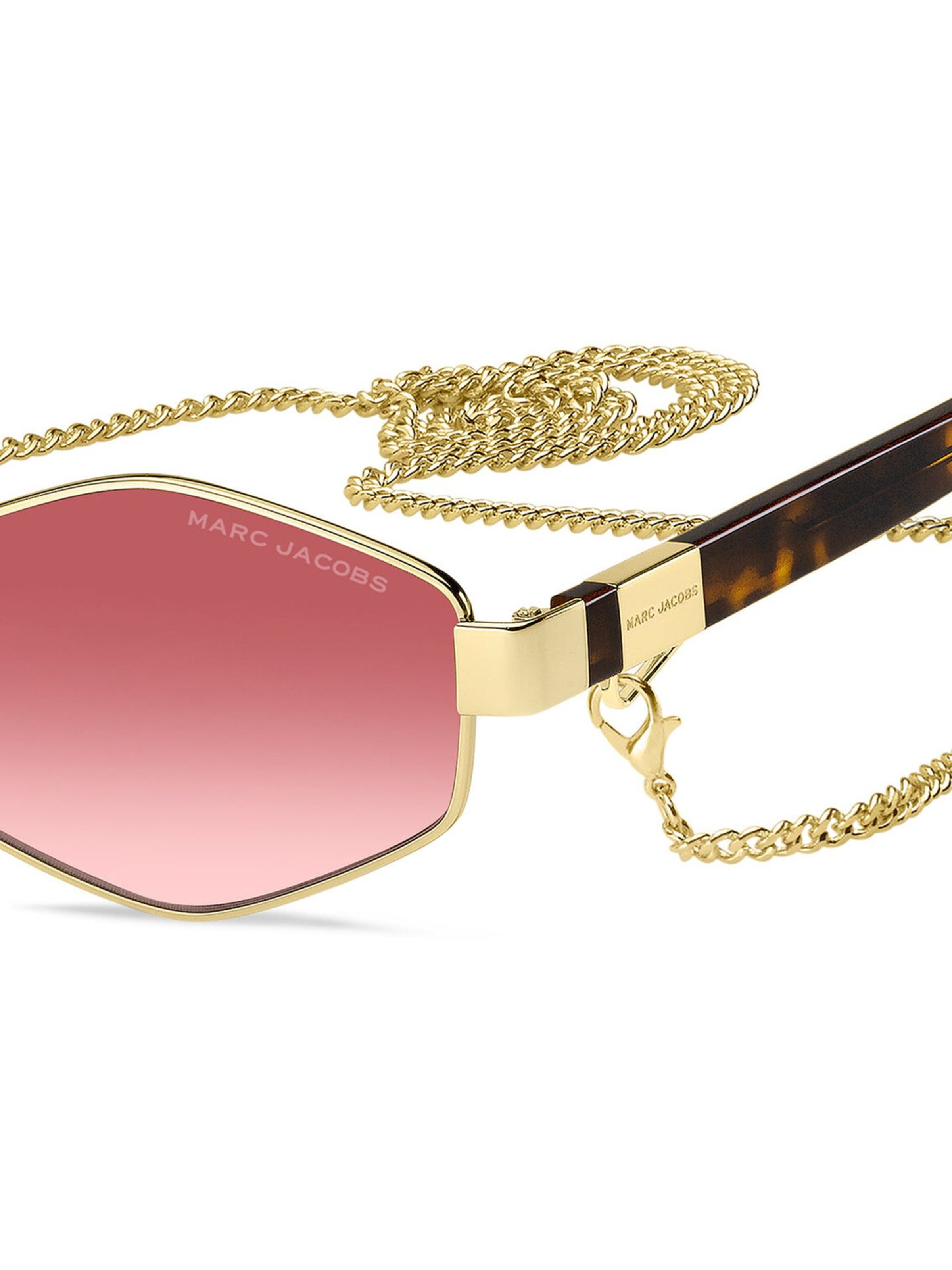 Marc Jacobs Sonnenbrille‌‌‌‌‌‌ in Gold