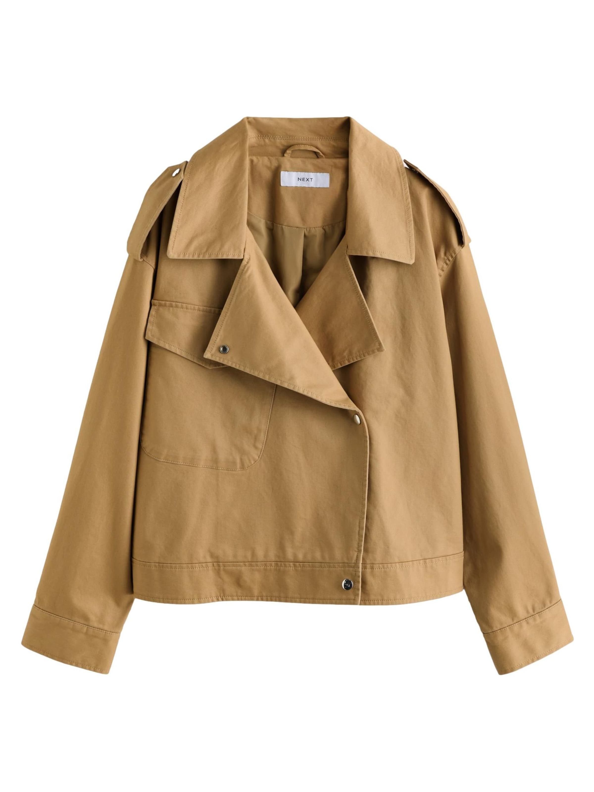 Geacă de primăvară-toamnă de la Next pe maro: față