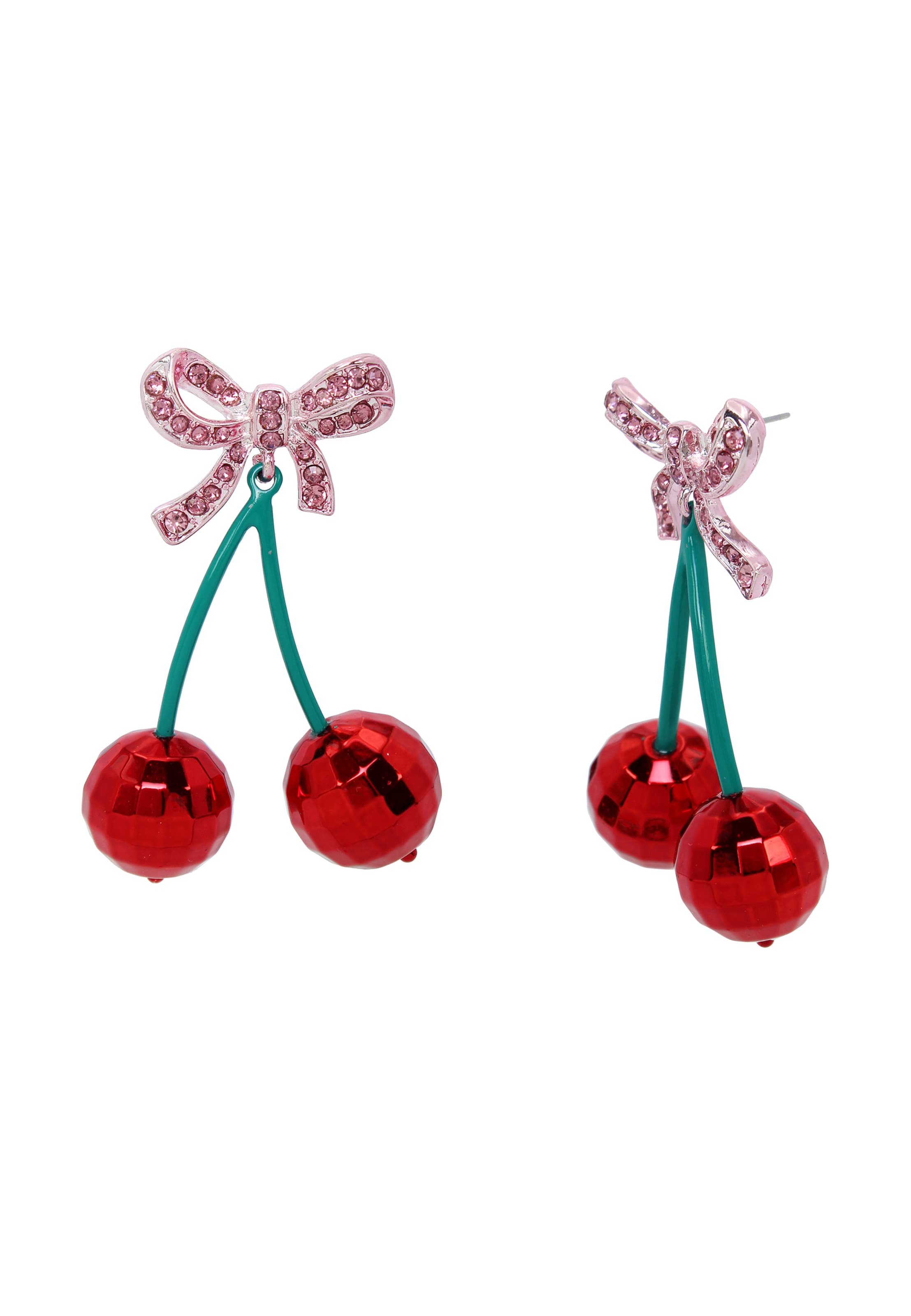 Betsey Johnson Náušnice 'Sweetheart' – červená: přední strana