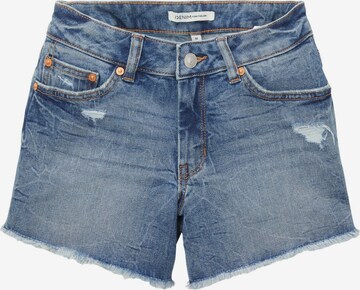 TOM TAILOR DENIM Regular Shorts in Blau: predná strana