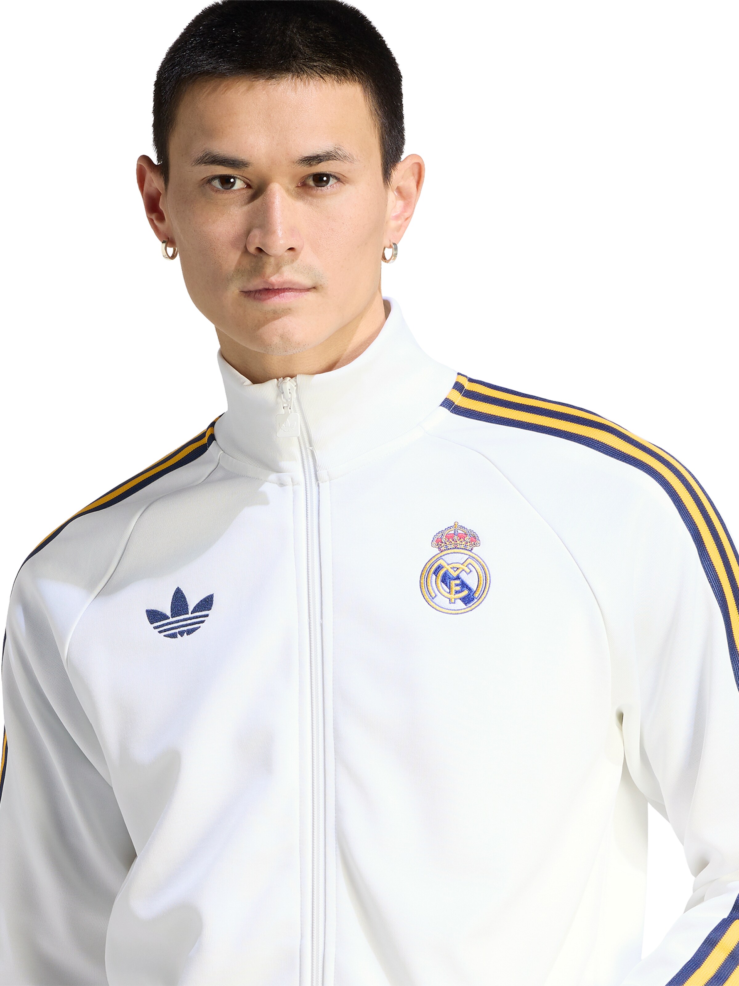 Vestes d’entraînement 'REAL' ADIDAS PERFORMANCE en blanc