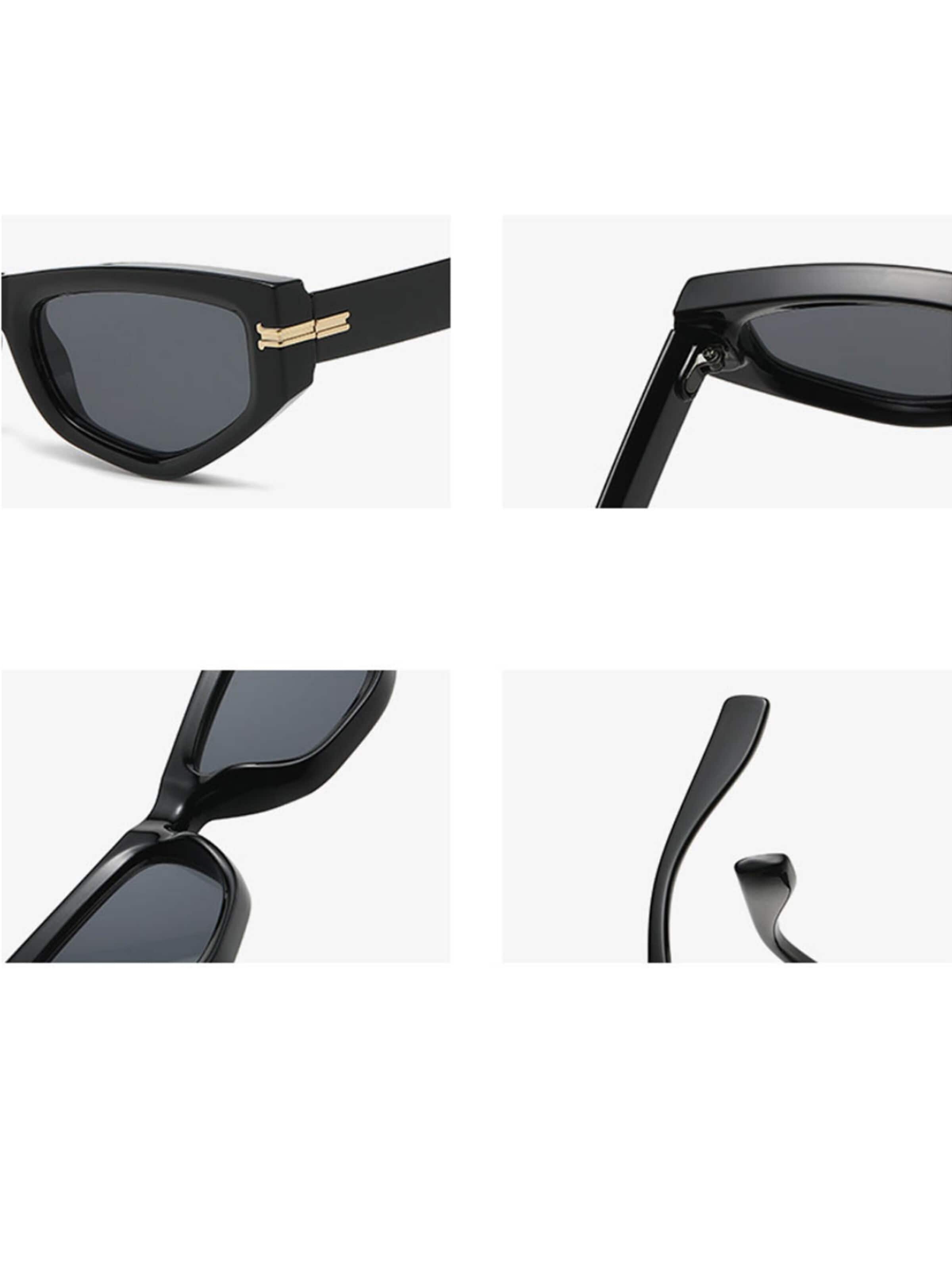 VEYREY Sunglasses 'Cat-eye Sonnenbrillen Bugdurash' in Black