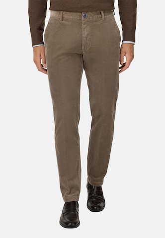 Boggi Milano Regular Hose in Grau: Vorderseite