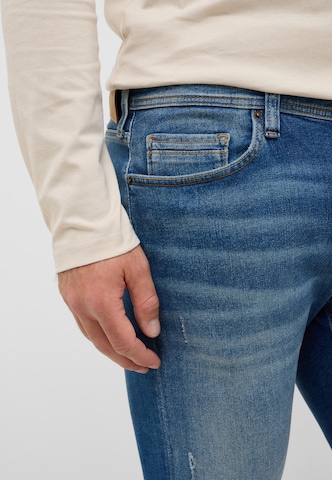 MUSTANG Slimfit Jeans ' Style Vegas ' in Blau