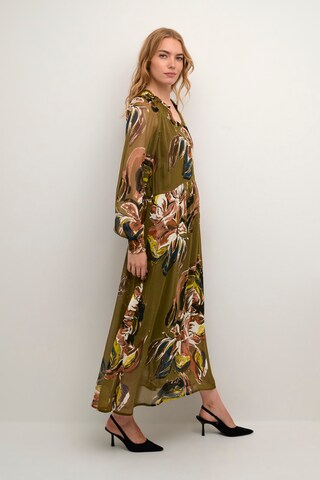 Cream Dress 'Jasmina' in Green: front