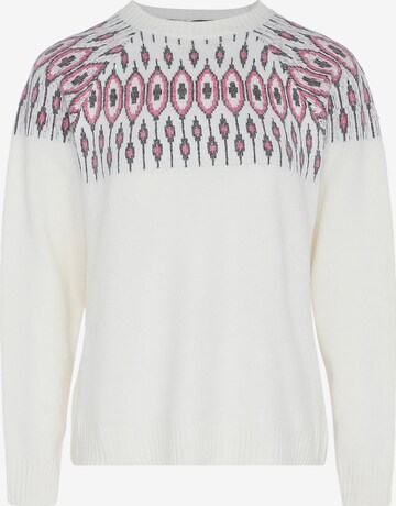 Pull-over FENIA en blanc : devant