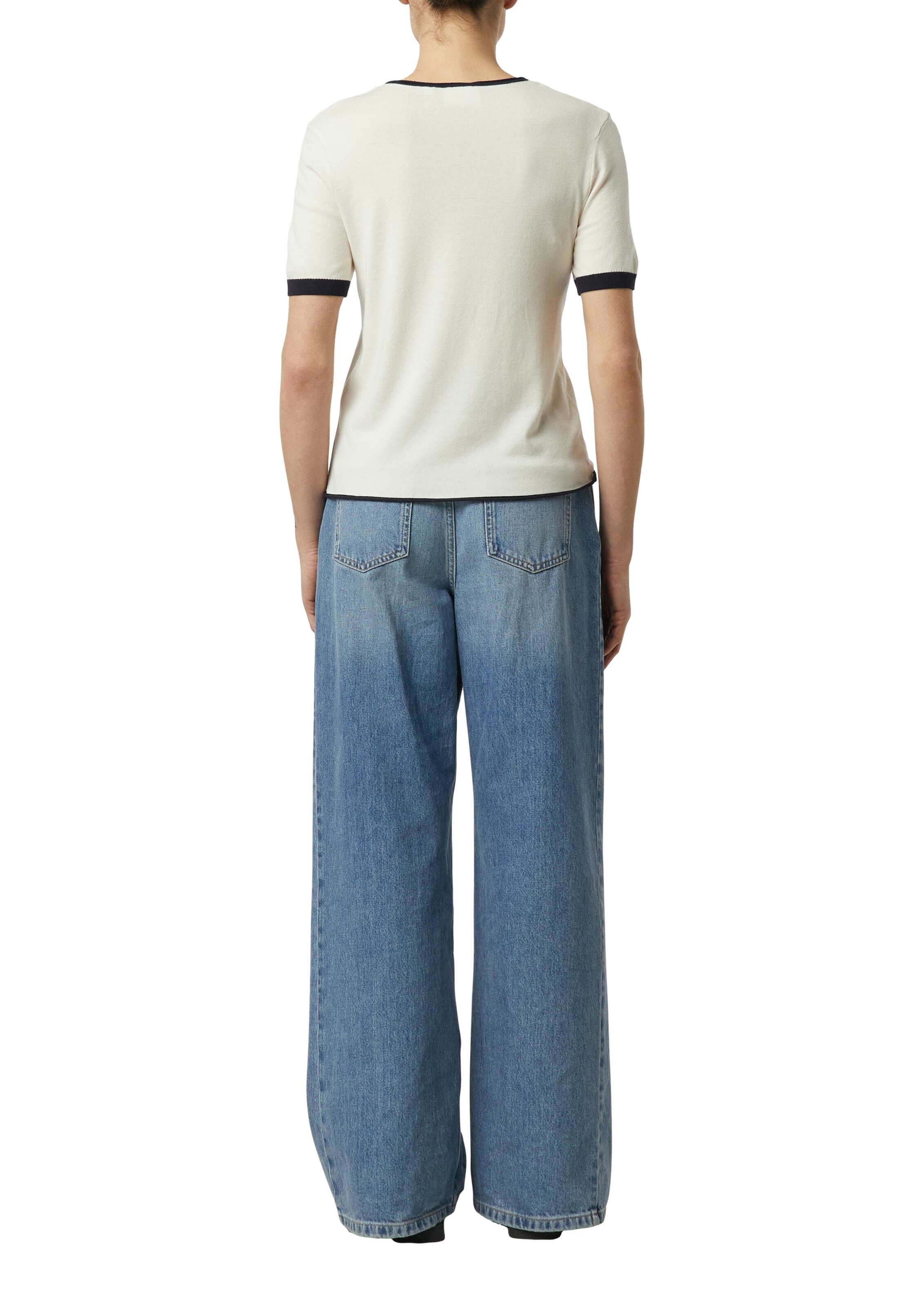 COMMA Pullover i hvid