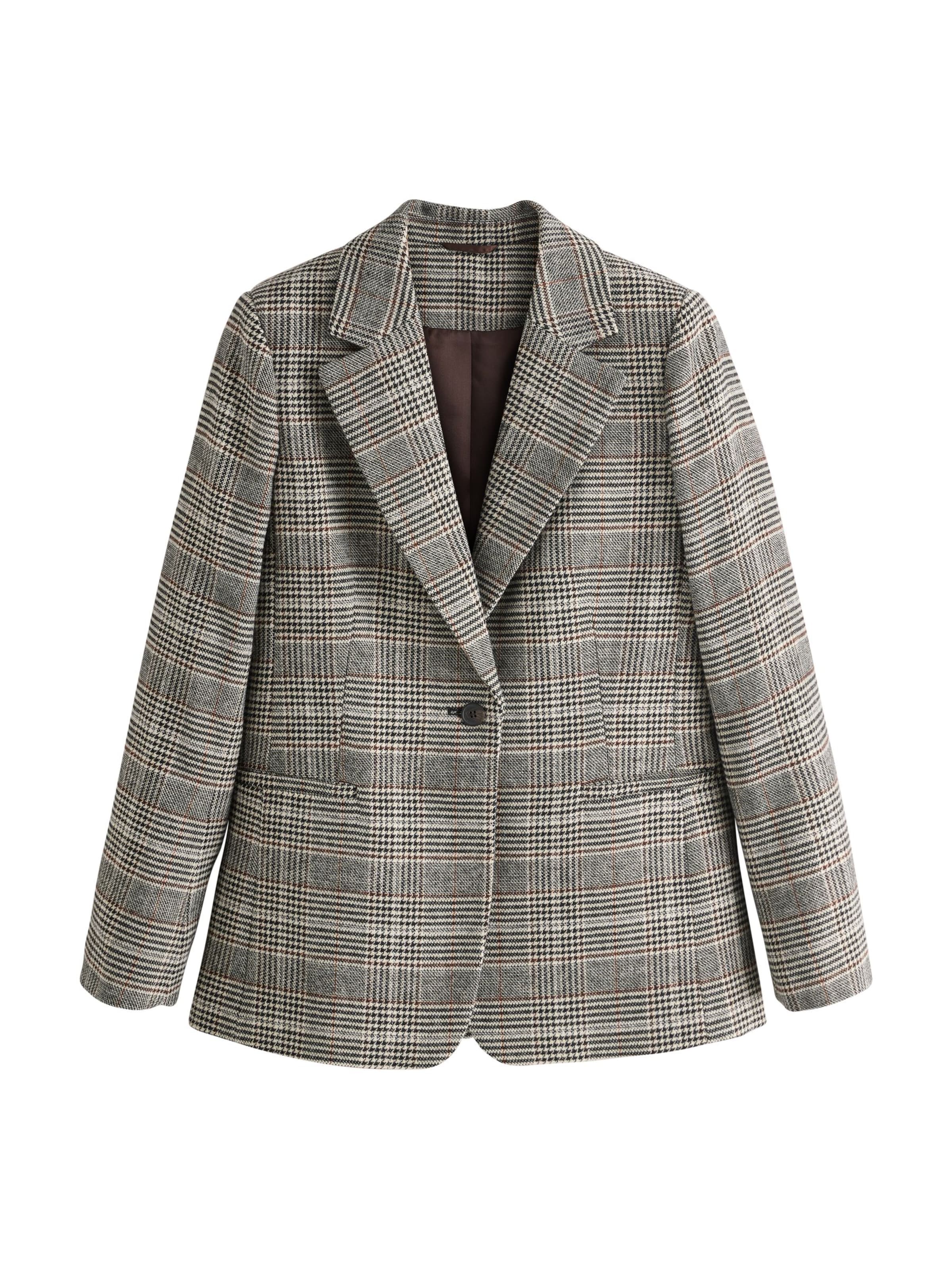 Next Blazer in 34 in Beige / Grey / Black, Item view