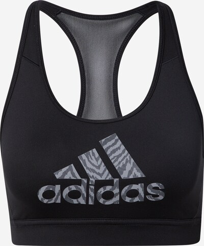 Sutien sport ADIDAS PERFORMANCE pe gri / gri închis / negru, Vizualizare produs