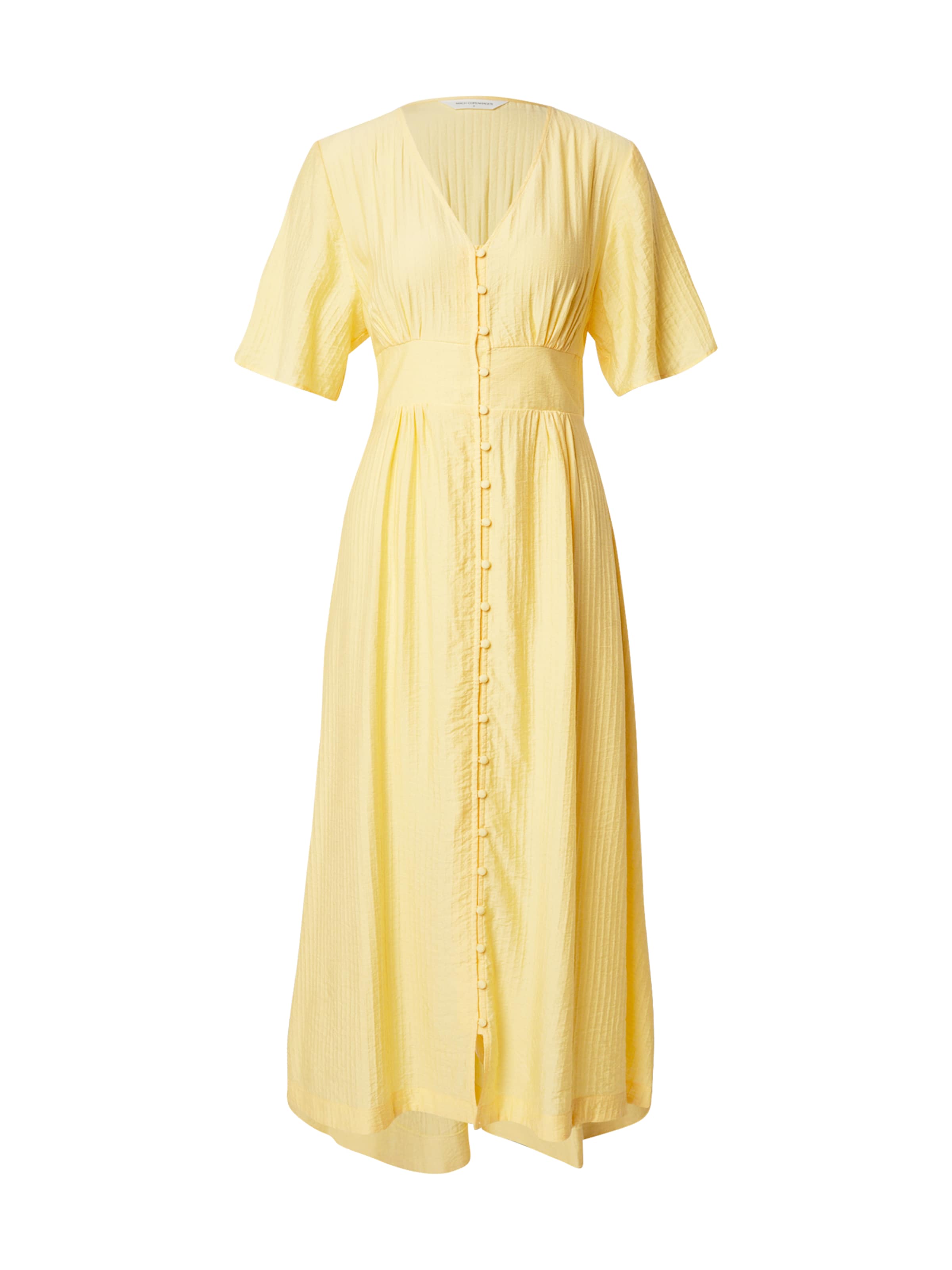MSCH COPENHAGEN Sukienka koszulowa 'Jasmille Vlora' w kolorze żółty: przód