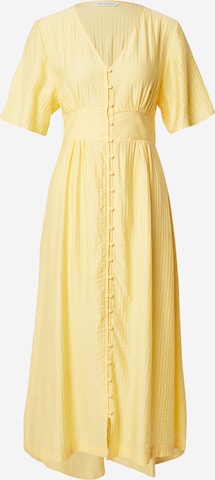 Rochie tip bluză 'Jasmille Vlora' de la MSCH COPENHAGEN pe galben: față