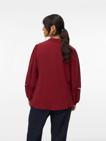 Vero Moda Curve Blouse 'VMCALVA' in Red