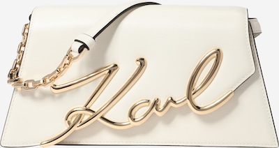 Karl Lagerfeld Наплечная сумка в Золотой / Черный / Грязно-белый, Обзор товара