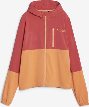 Veste de sport PUMA en rouge : devant