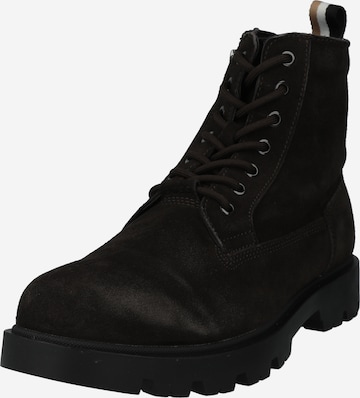 BOSS Black - Botas con cordones 'Adley' en marrón: frente