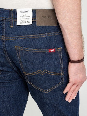 Tapered Jeans 'Mustang Style Oregon Tapered Denim Blue 1018014 5000 901' di MUSTANG in blu