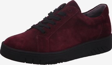 WALDLÄUFER Athletic Lace-Up Shoes in Red: front