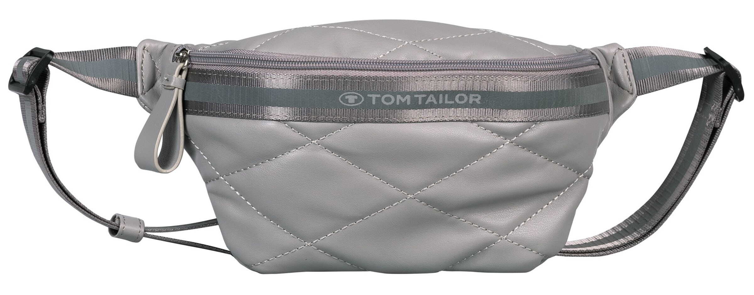 TOM TAILOR Gürteltasche in Grau: Vorderseite