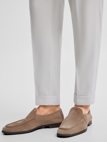 Regular Pantalon à plis 'Luis' STRELLSON en blanc