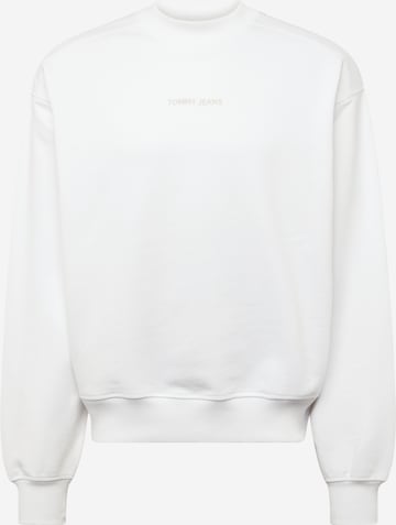 Sweat-shirt 'CLASSICS' Tommy Jeans en blanc : devant