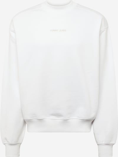 Tommy Jeans Sweatshirt 'CLASSICS' in rauchgrau / weiß, Produktansicht