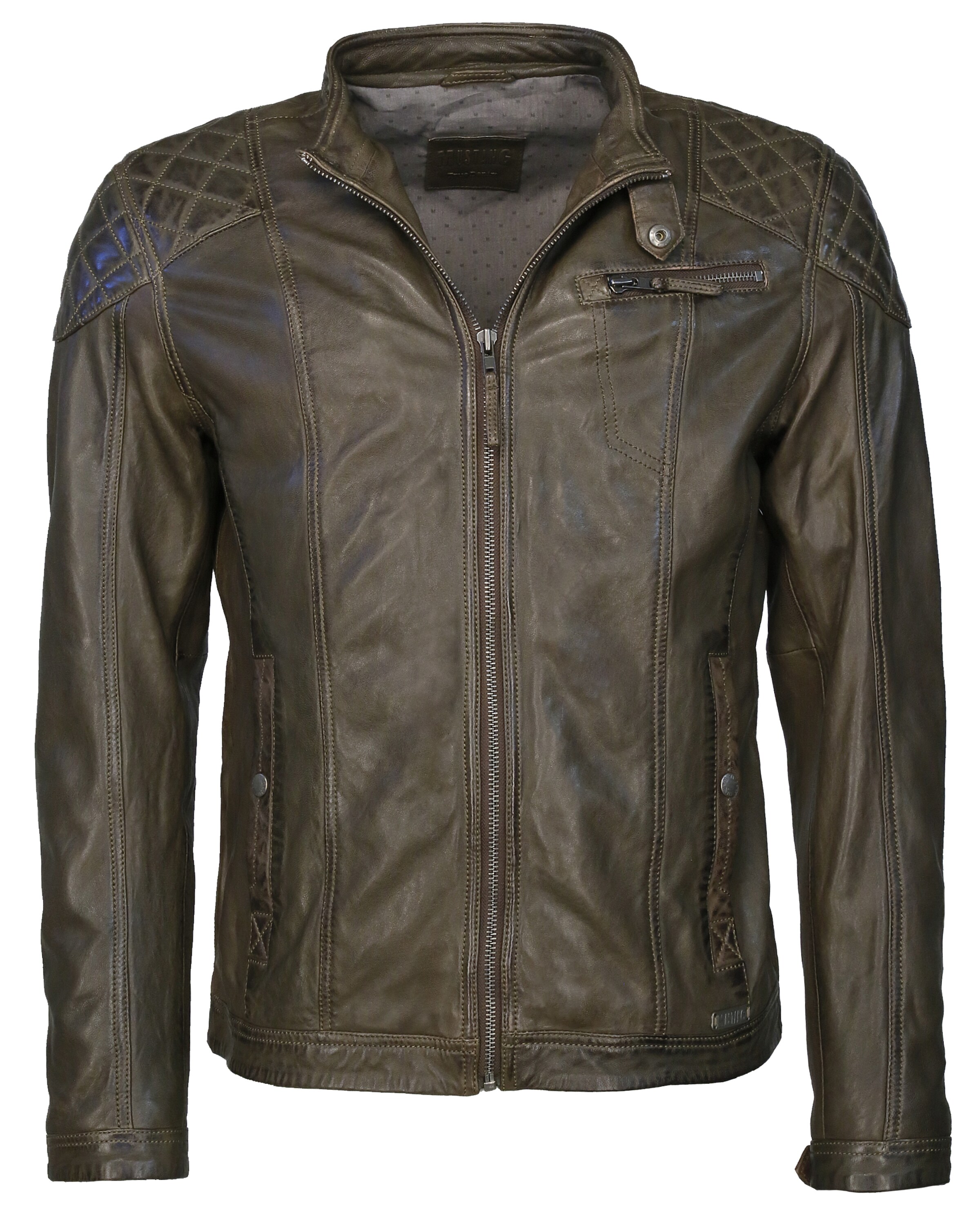 MUSTANG Between-Season Jacket in Green: front