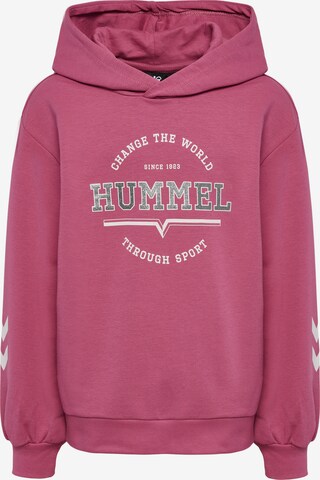 Hummel Sweatshirt 'ELENA' in Pink: front