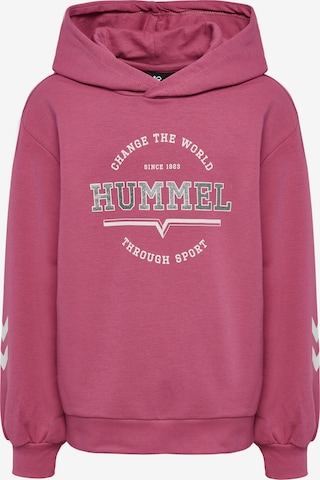 Hummel Sweatshirt 'ELENA' in Pink: predná strana