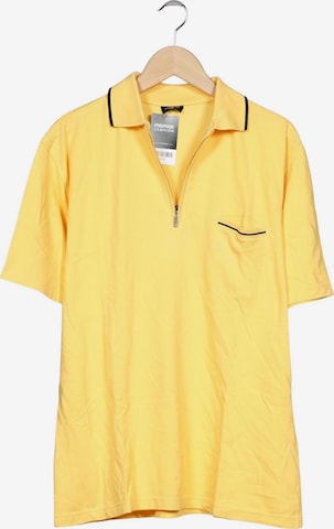 HECHTER PARIS Poloshirt M-L in Gelb: Vorderseite