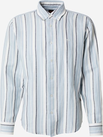 BOSS Regular Fit Paita 'Ricoplus' värissä sininen: etupuoli