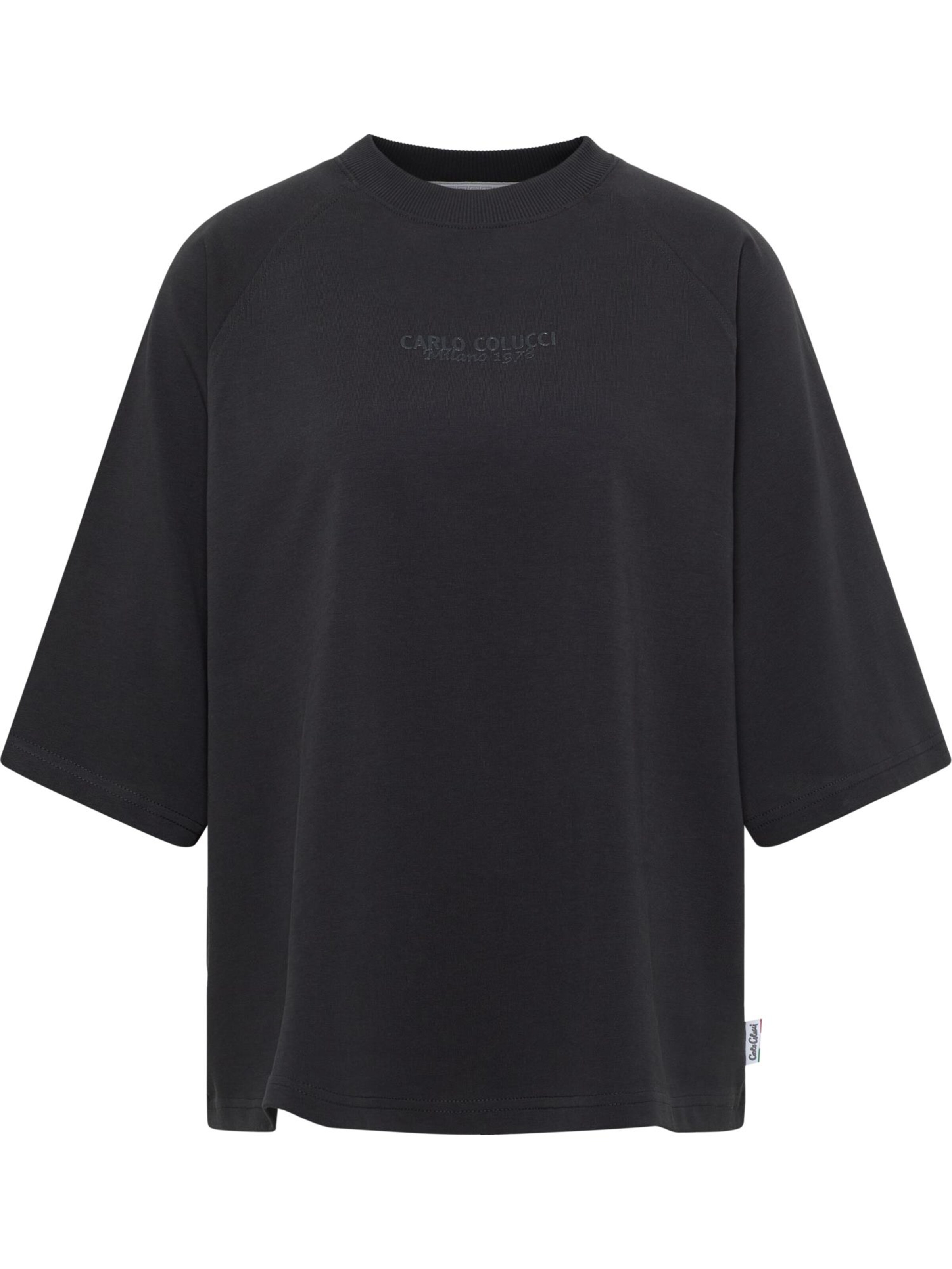 Carlo Colucci Shirt 'Drovandi' in Black: front