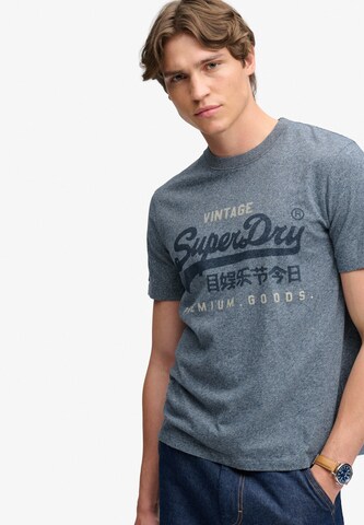 Superdry & Co Μπλουζάκι 'HERITAGE' σε μπλε