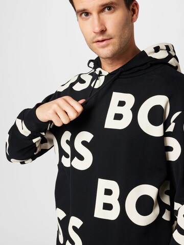 BOSS Orange - Sweatshirt 'Wecool' em preto